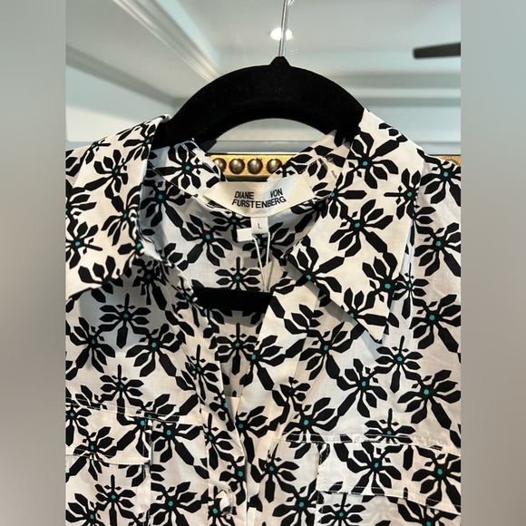 Diane Von Furstenberg Paige Trellis Dress - Picture 3 of 8